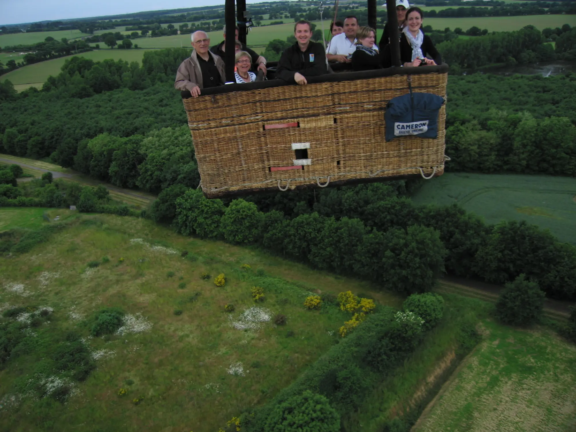 Vol en montgolfière vers Bonne Fontaine, juin 2013