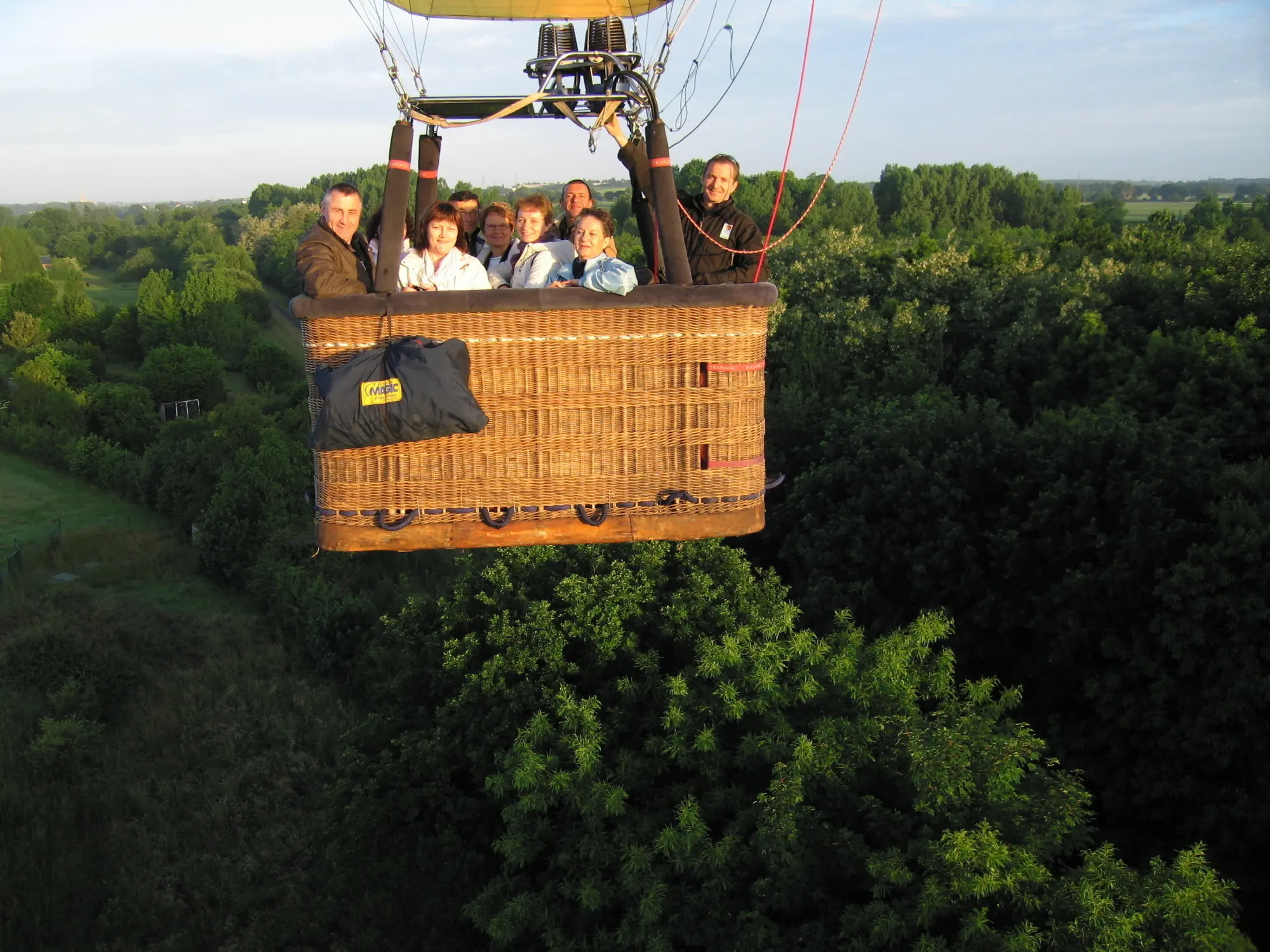 Photo 2 du vol en montgolfière du 16 juin 2013 au départ de Châteaubriant