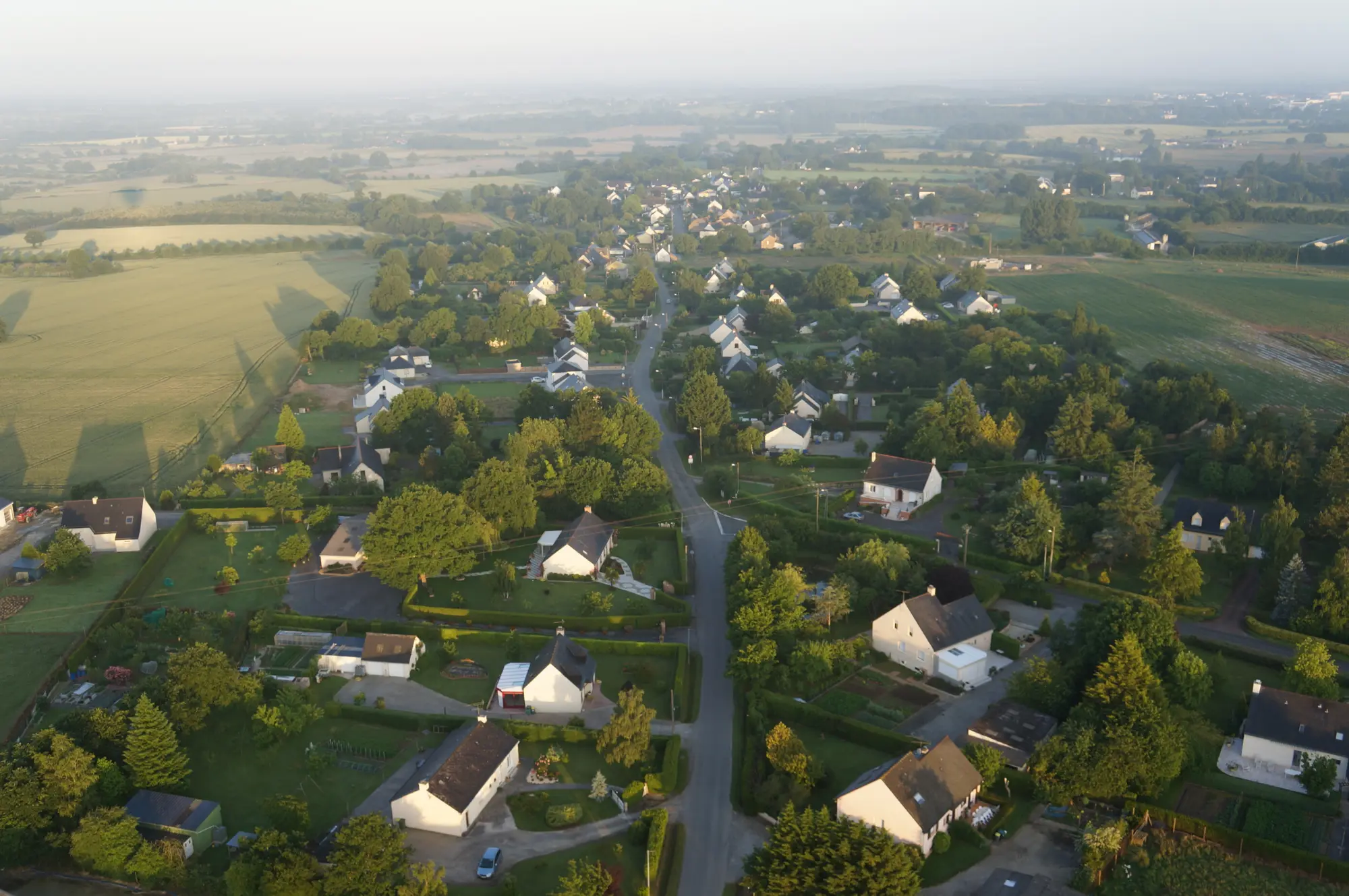 Photo 2 du vol en montgolfière du 25 juin 2013 au départ de Châteaubriant