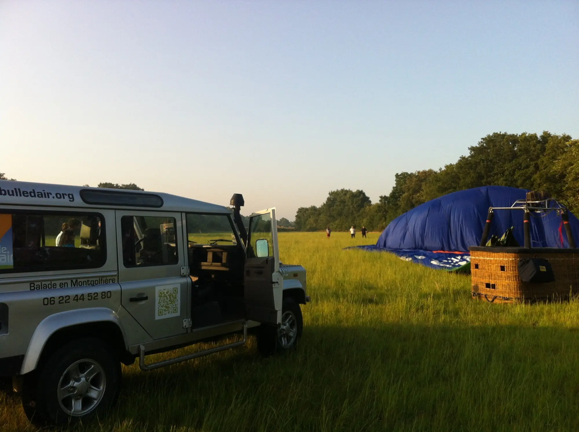 Photo 3 du vol en montgolfière du 14 juillet 2013 au départ de Nort sur Erdre