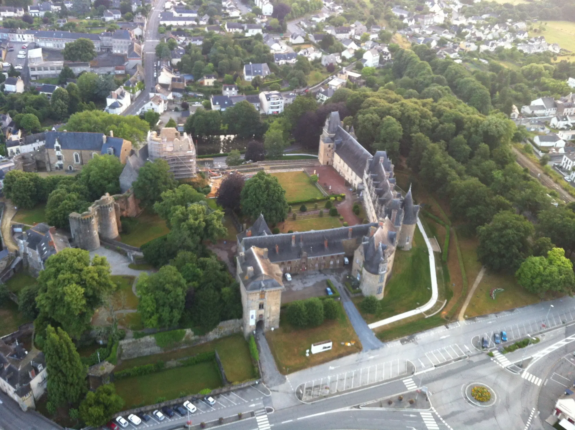 Photo 1 du vol en montgolfière du 20 juillet 2013 au départ de Châteaubriant