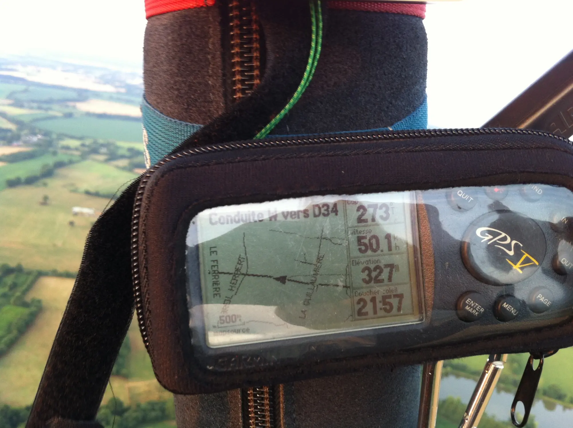 Photo 3 du vol en montgolfière du 20 juillet 2013 au départ de Châteaubriant