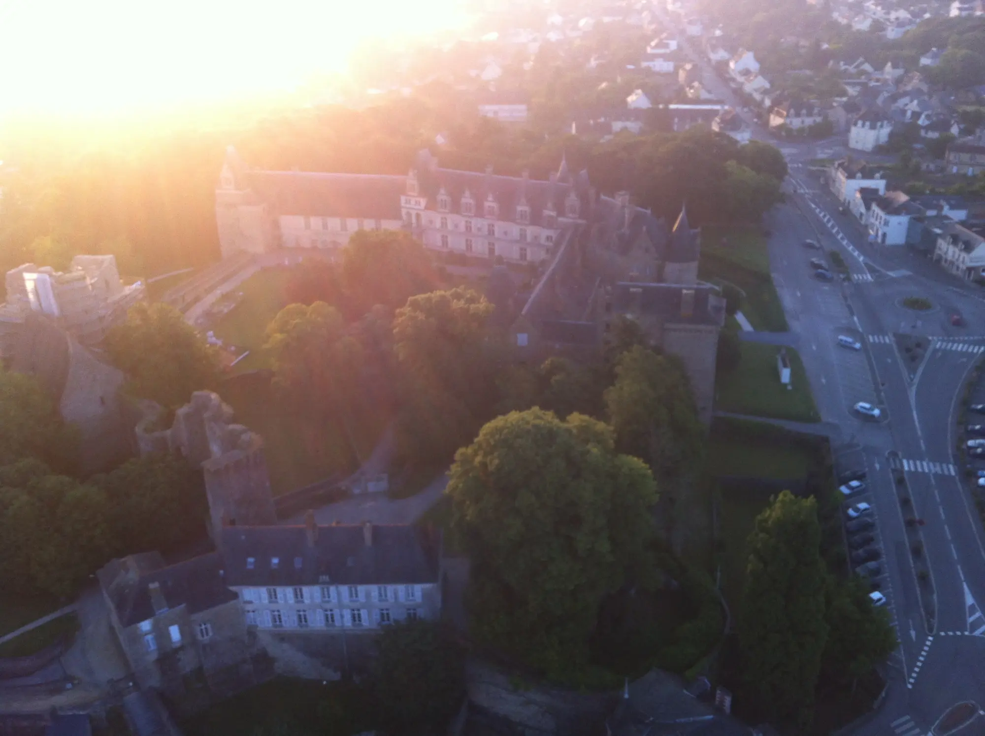 Photo 3 du vol en montgolfière du 6 juillet 2013 au départ de Châteaubriant