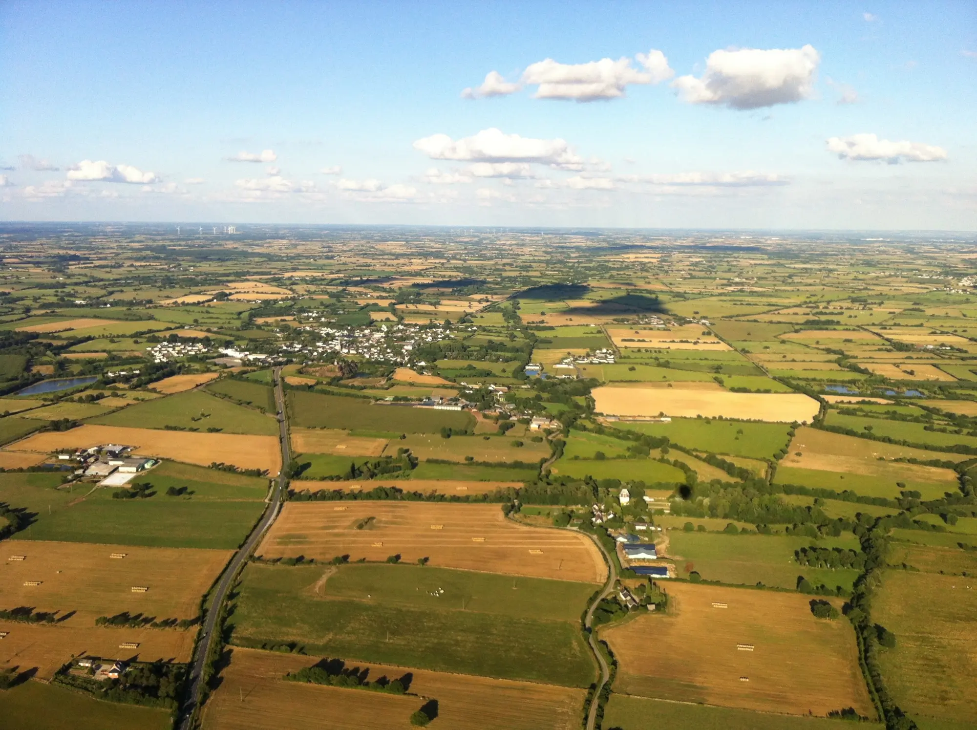 Photo 3 du vol en montgolfière du 11 août 2013 au départ de Nort sur Erdre