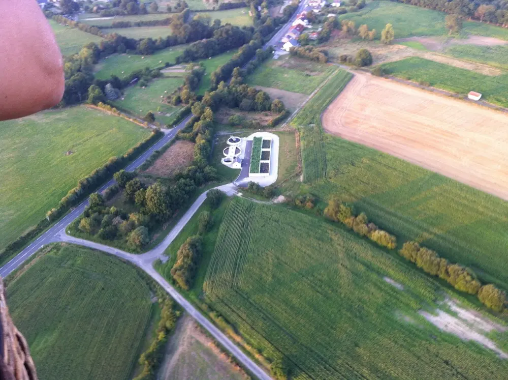 Photo 2 du vol en montgolfière du 8 août 2013 au départ de Saffré