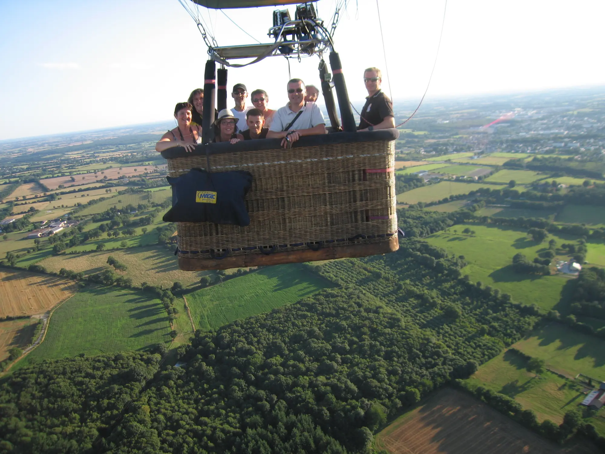 Photo 1 du vol en montgolfière du 15 août 2013 au départ de Châteaubriant