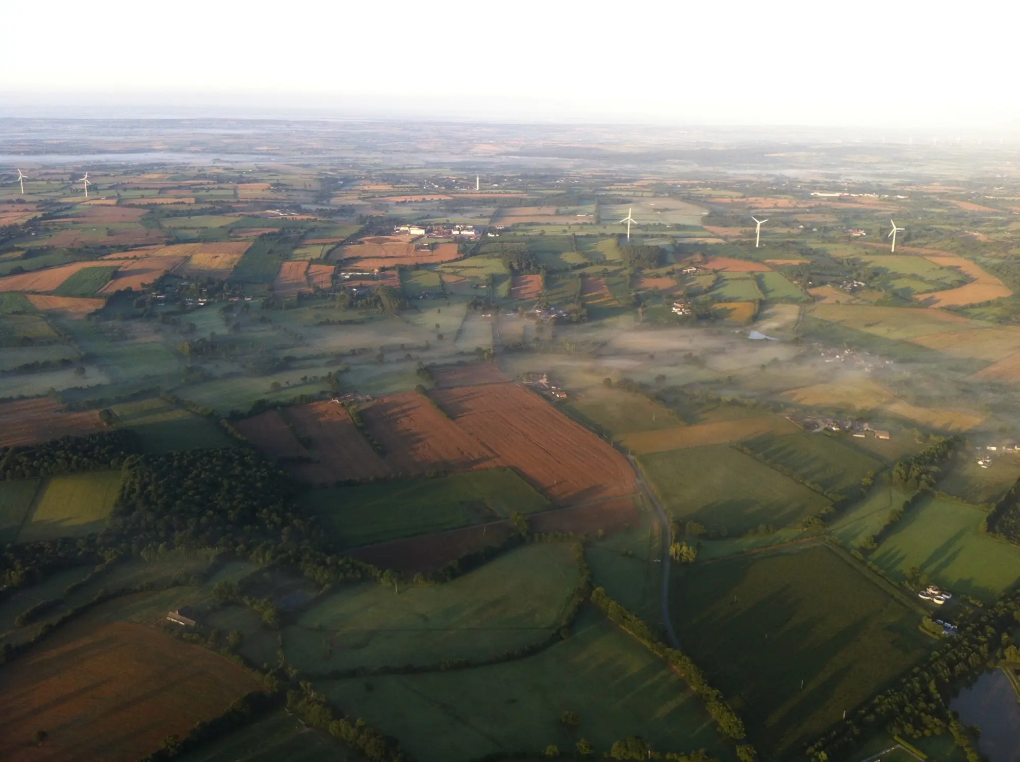 Photo 1 du vol en montgolfière du 4 août 2013 au départ de Châteaubriant