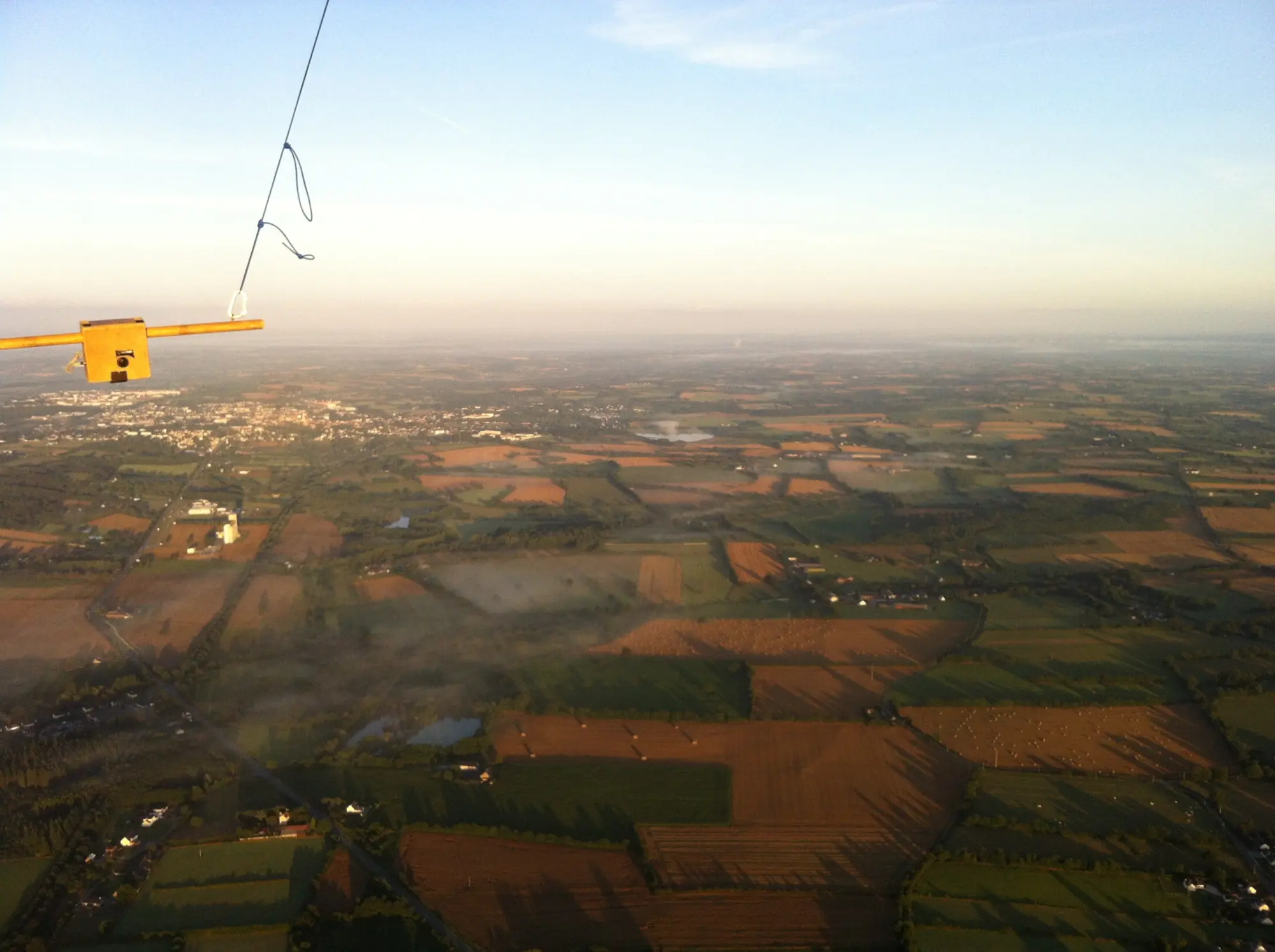 Photo 2 du vol en montgolfière du 4 août 2013 au départ de Châteaubriant