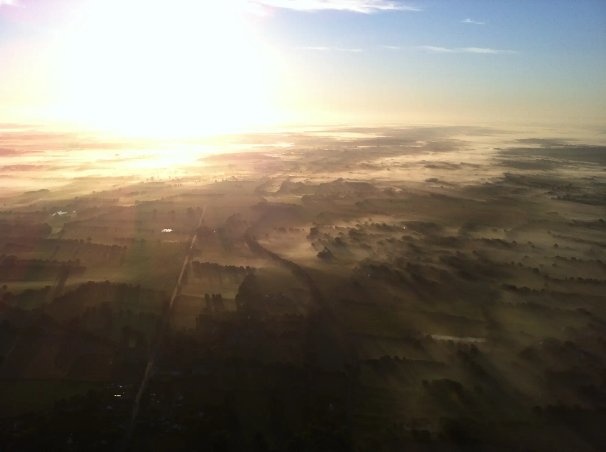 Photo 4 du vol en montgolfière du 4 août 2013 au départ de Châteaubriant