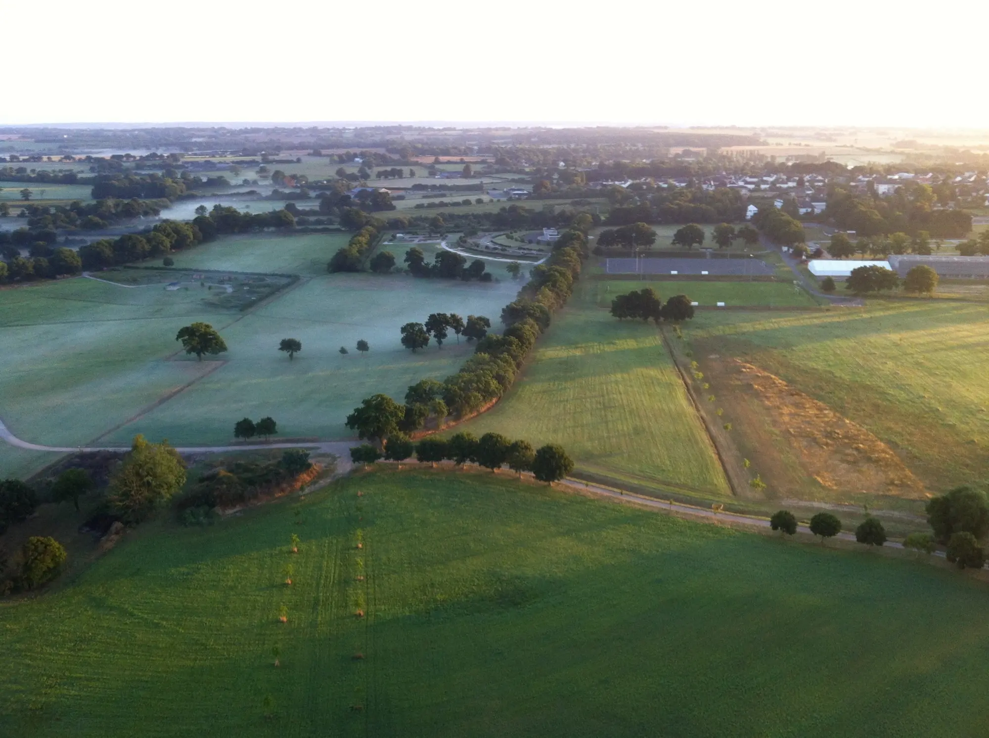 Photo 1 du vol en montgolfière du 10 août 2013 au départ de Châteaubriant