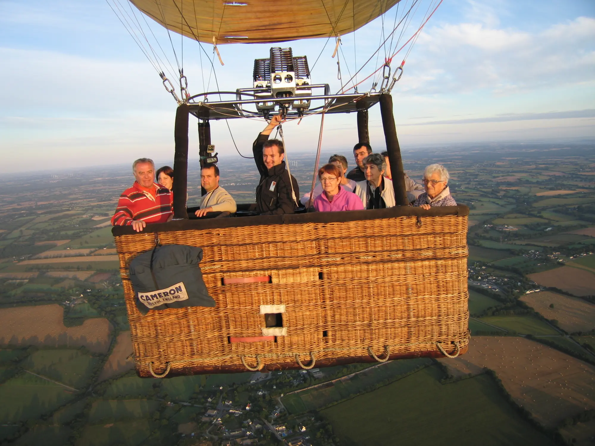 Photo 2 du vol en montgolfière du 14 août 2013 au départ de Châteaubriant