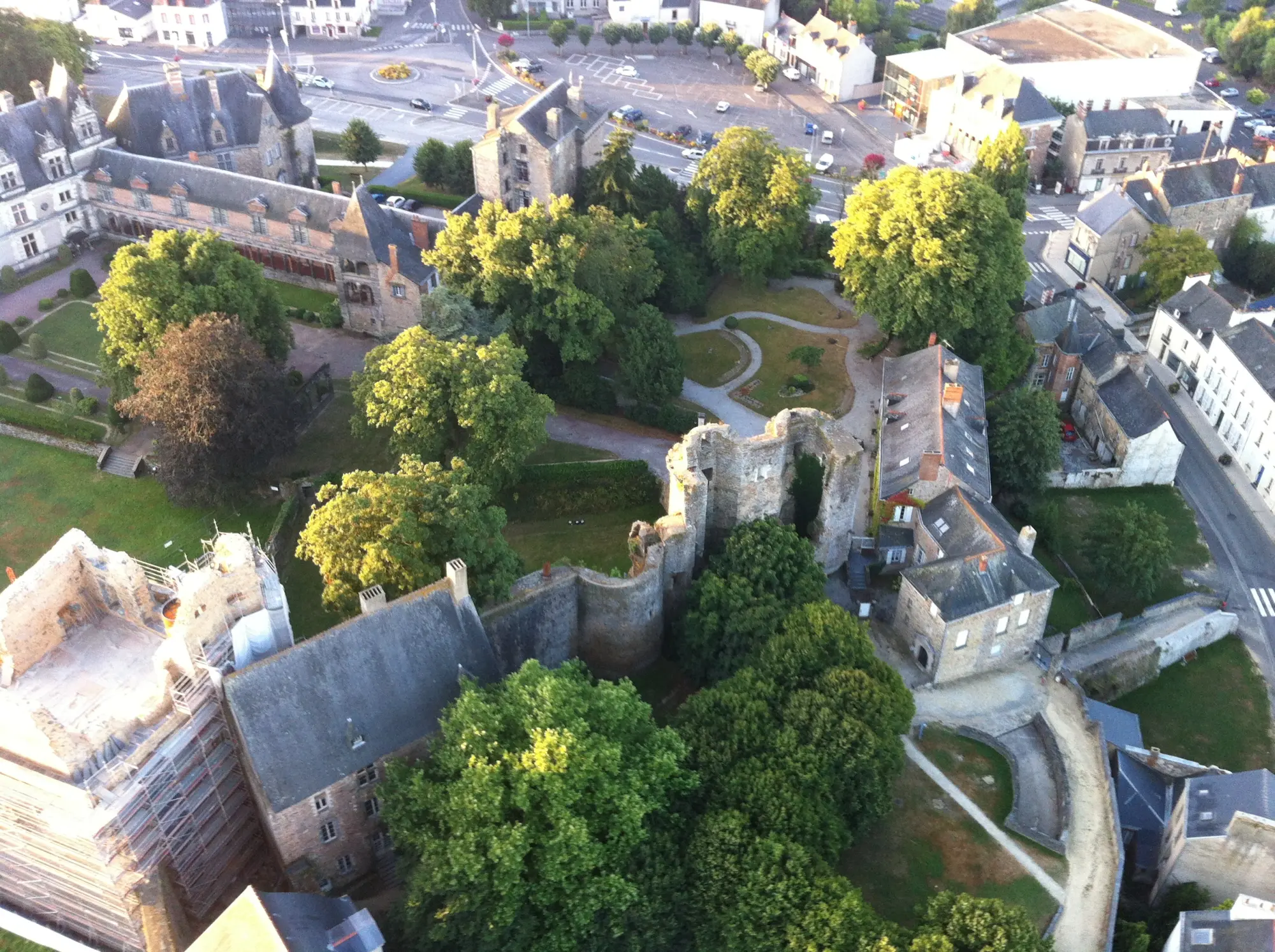 Photo 2 du vol en montgolfière du 21 août 2013 au départ de Châteaubriant
