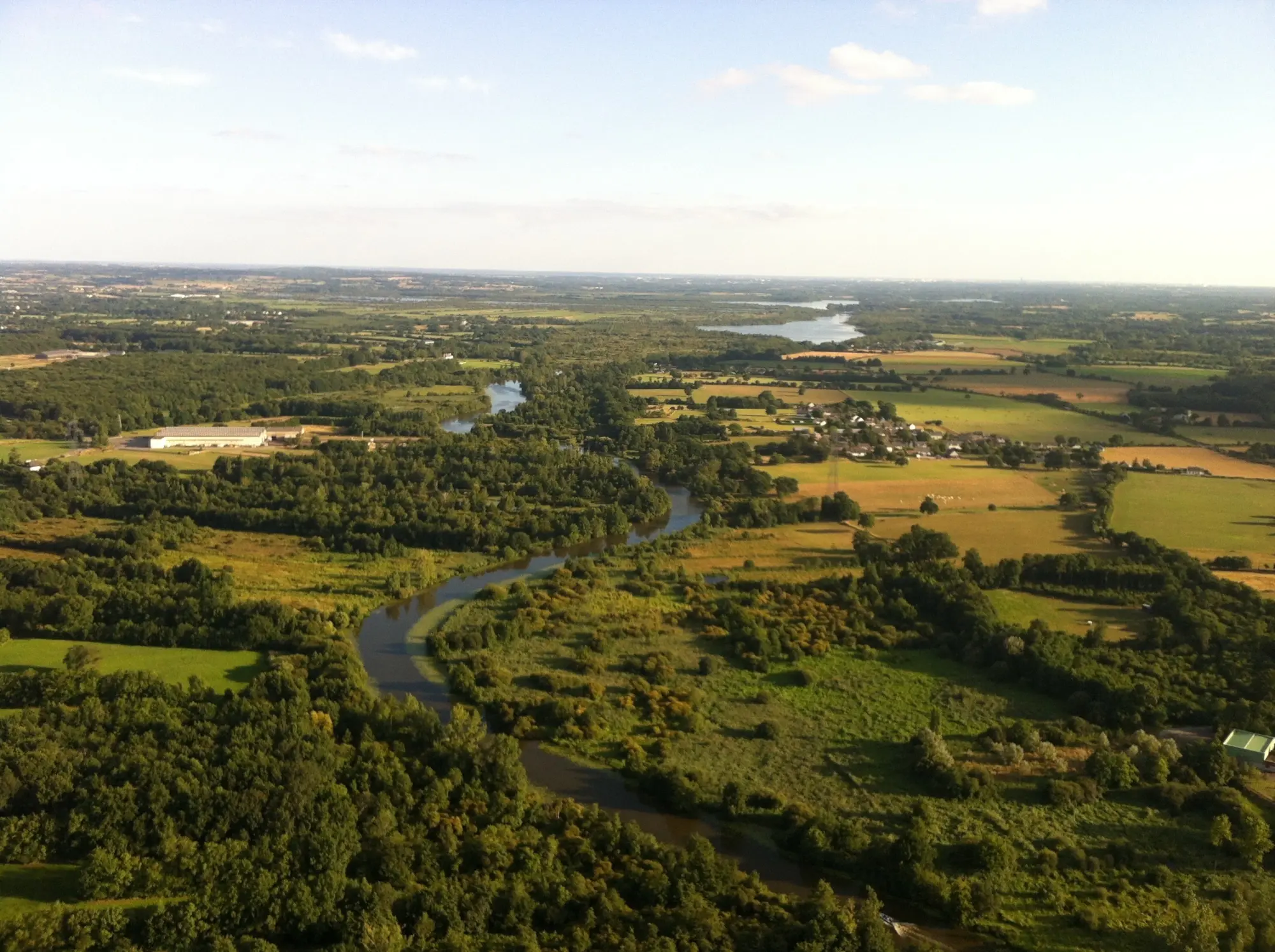 Photo 2 du vol en montgolfière du 10 août 2013 au départ de Nort Sur Erdre