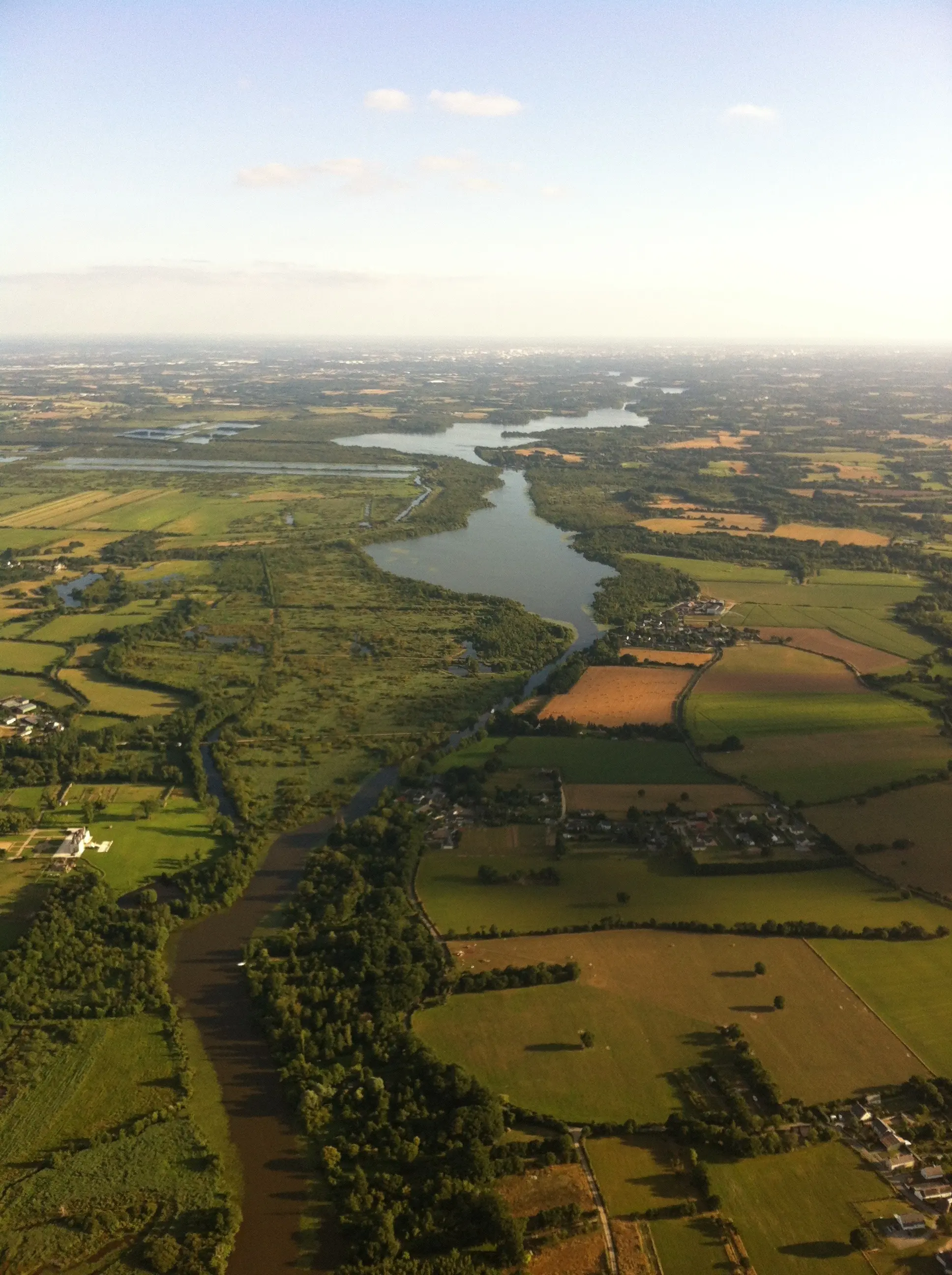 Photo 6 du vol en montgolfière du 10 août 2013 au départ de Nort Sur Erdre