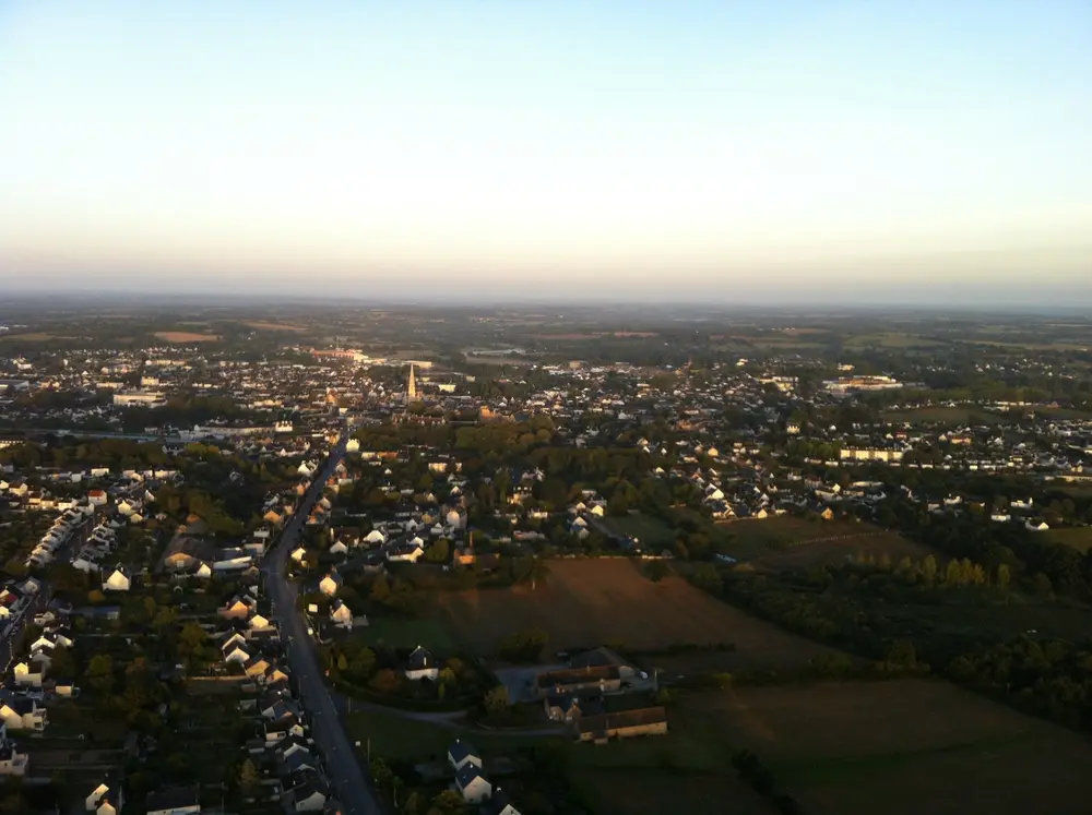 Photo 3 du vol en montgolfière du 1 septembre 2013 au départ de Châteaubriant