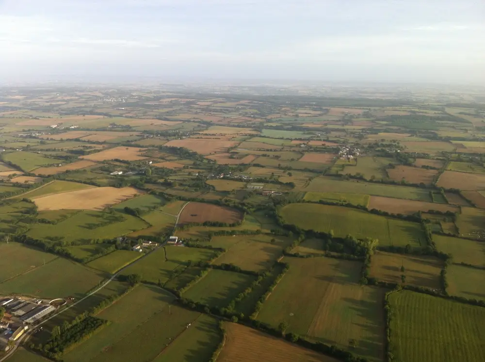 Photo 3 du vol en montgolfière du 21 septembre 2013 au départ de Châteaubriant