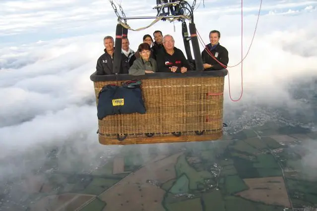 Photo 2 du vol en montgolfière du 6 octobre 2013 au départ de Châteaubriant