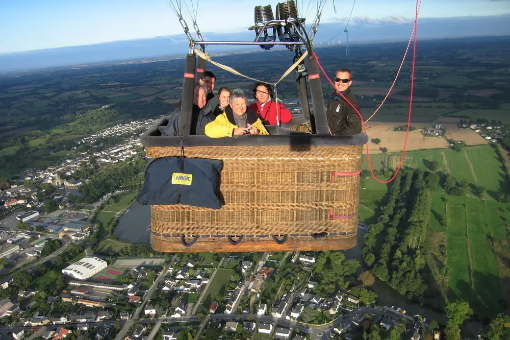 Photo 5 du vol en montgolfière du 12 octobre 2013 au départ de Nort sur Erdre