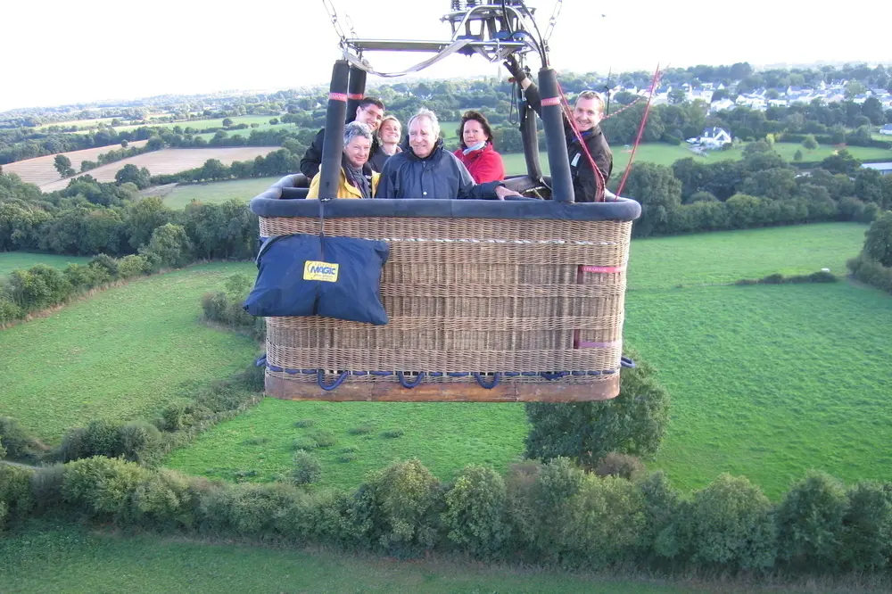 Photo 6 du vol en montgolfière du 12 octobre 2013 au départ de Nort sur Erdre