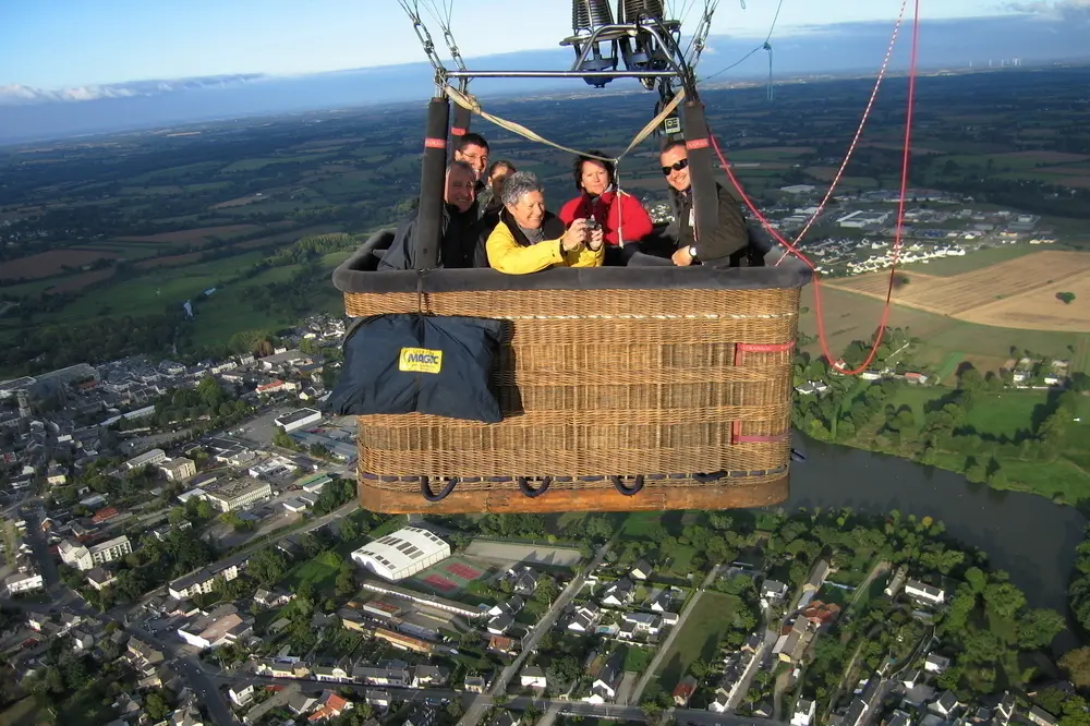 Photo 7 du vol en montgolfière du 12 octobre 2013 au départ de Nort sur Erdre