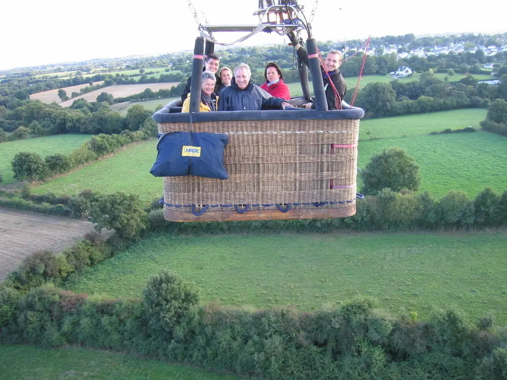 Photo 8 du vol en montgolfière du 12 octobre 2013 au départ de Nort sur Erdre