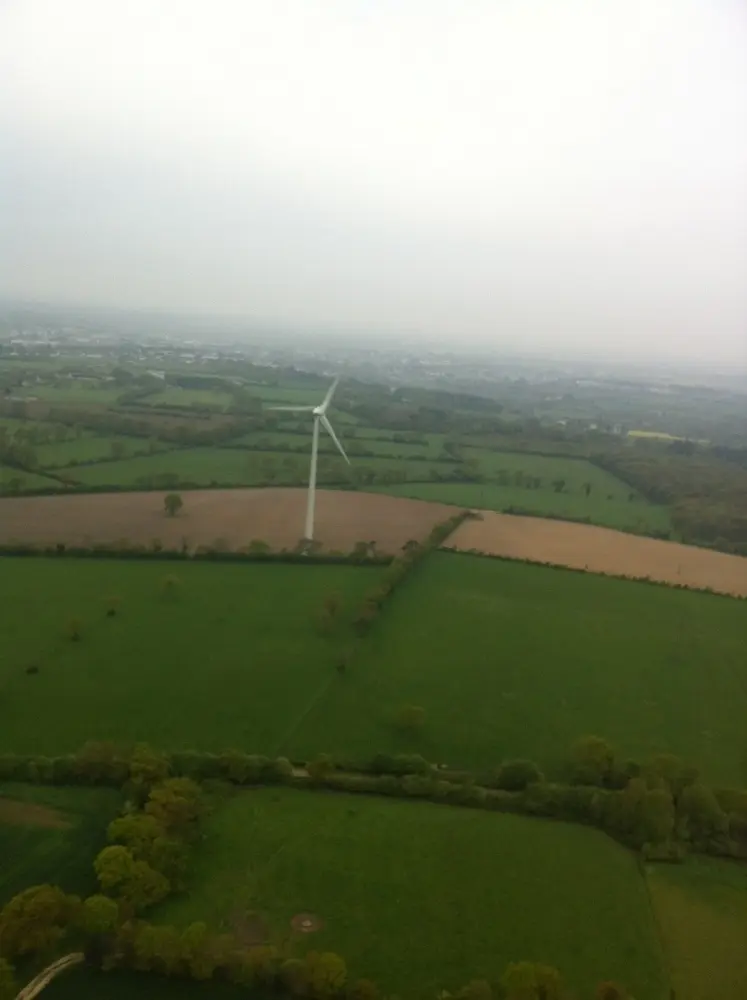 Photo 2 du vol en montgolfière du 20 avril 2014 au départ de Châteaubriant