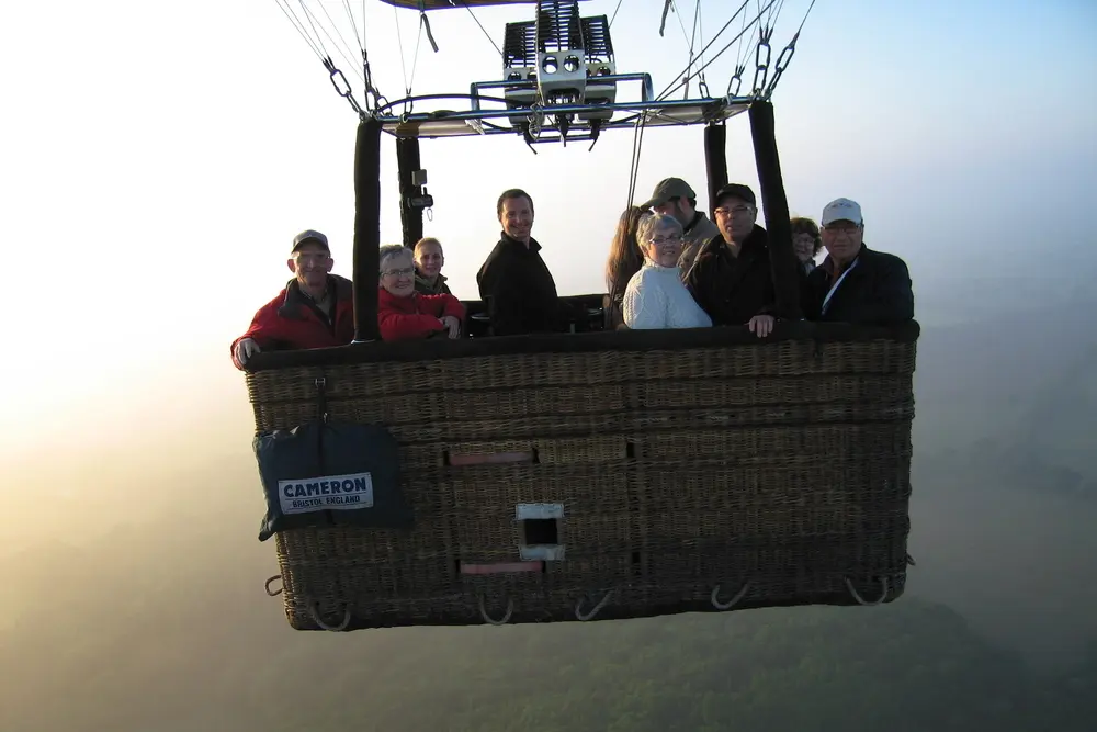Photo 1 du vol en montgolfière du 31 mai 2014 au départ de Châteaubriant