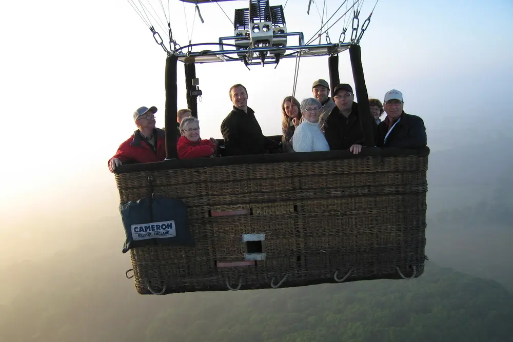 Photo 2 du vol en montgolfière du 31 mai 2014 au départ de Châteaubriant