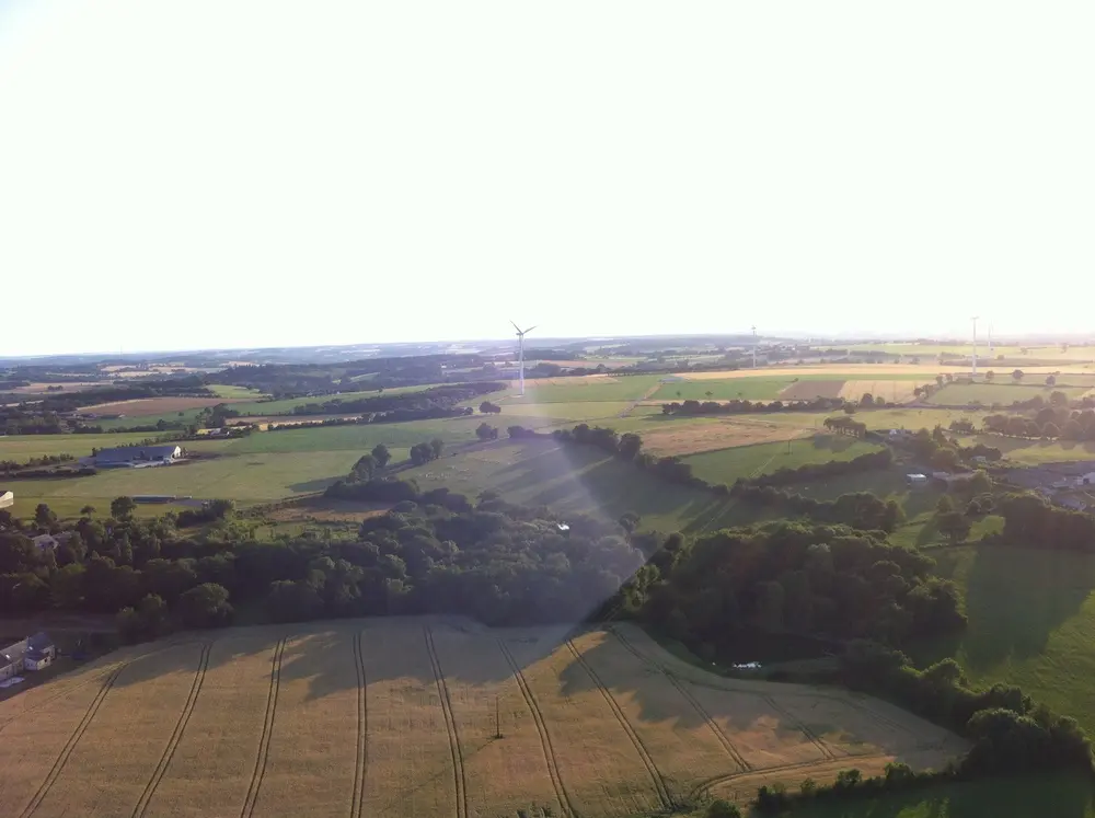 Vol en montgolfière vers Saint Anne sur Vilaine, juin 2014