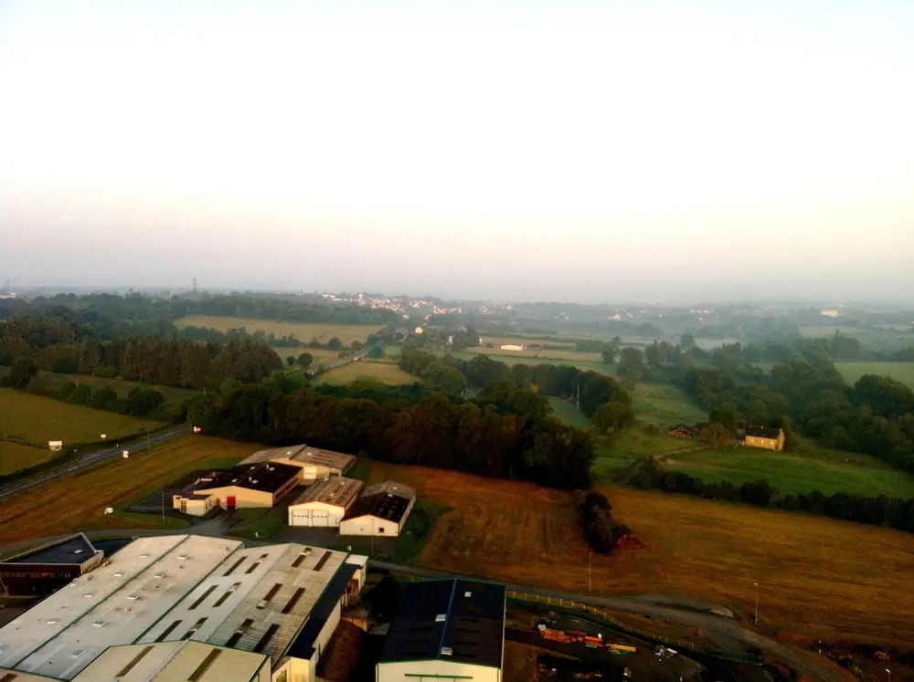 Photo 2 du vol en montgolfière du 1 juin 2014 au départ de Châteaubriant