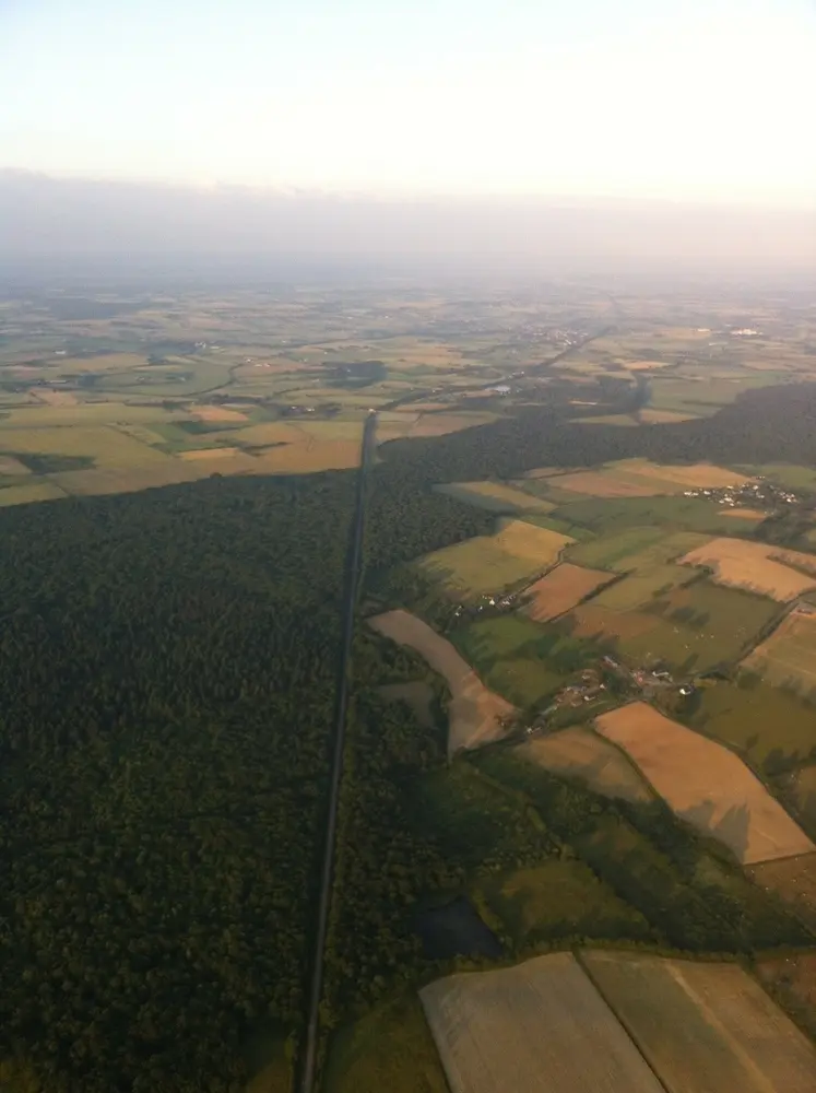 Photo 4 du vol en montgolfière du 14 juin 2014 au départ de Châteaubriant