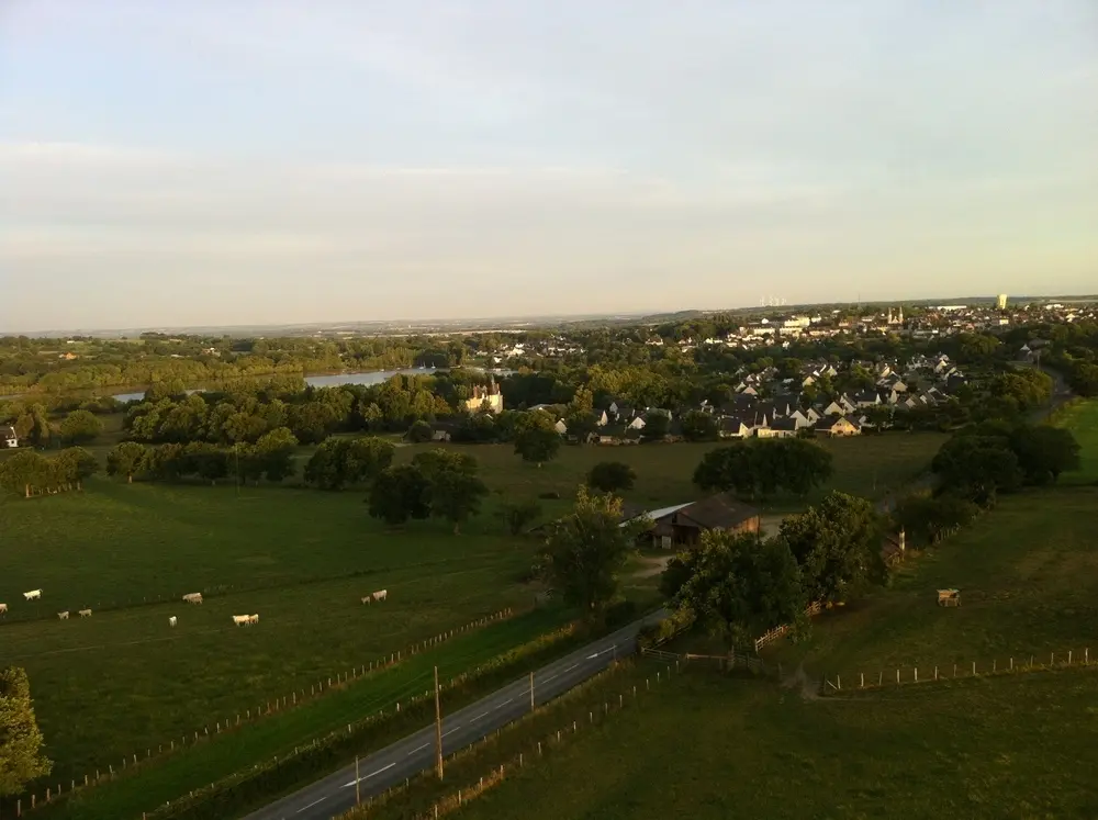 Photo 3 du vol en montgolfière du 22 juin 2014 au départ de Bain de Bretagne - Château de la Robinais