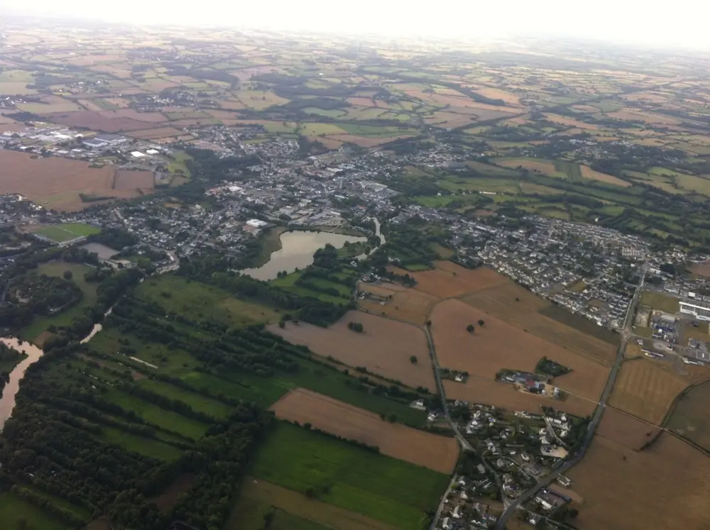 Photo 3 du vol en montgolfière du 31 juillet 2014 au départ de Nort sur Erdre