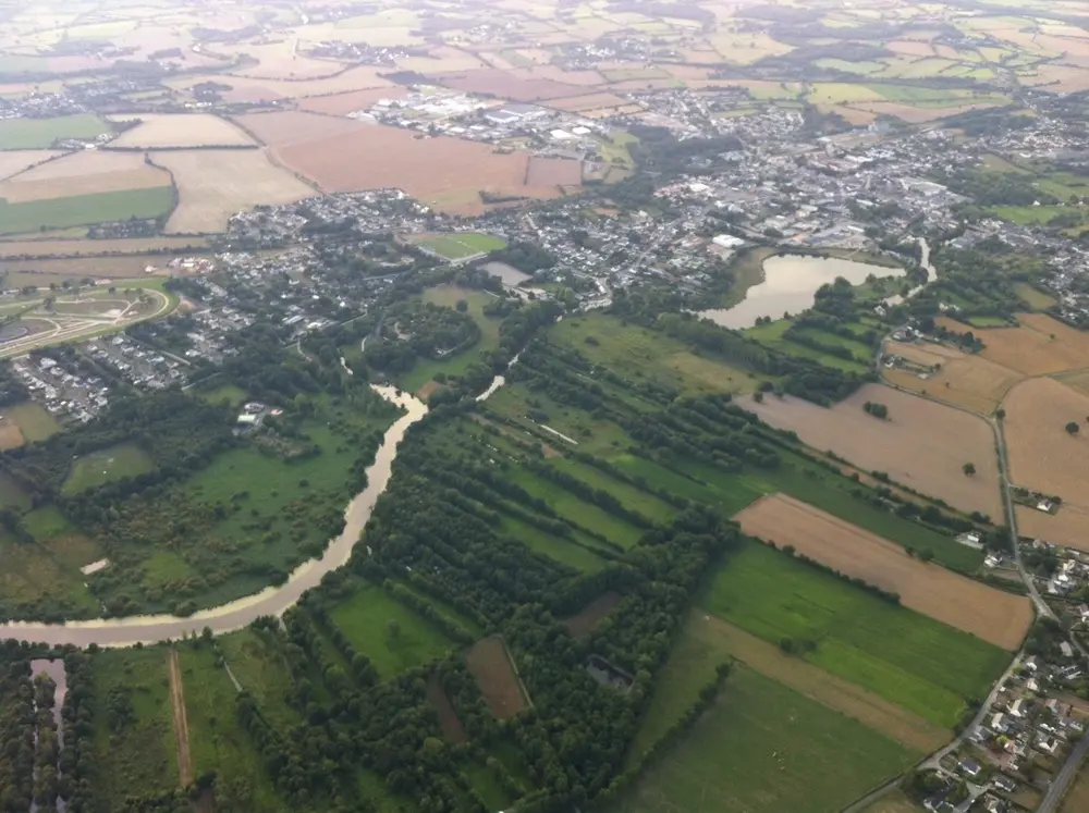 Photo 5 du vol en montgolfière du 31 juillet 2014 au départ de Nort sur Erdre