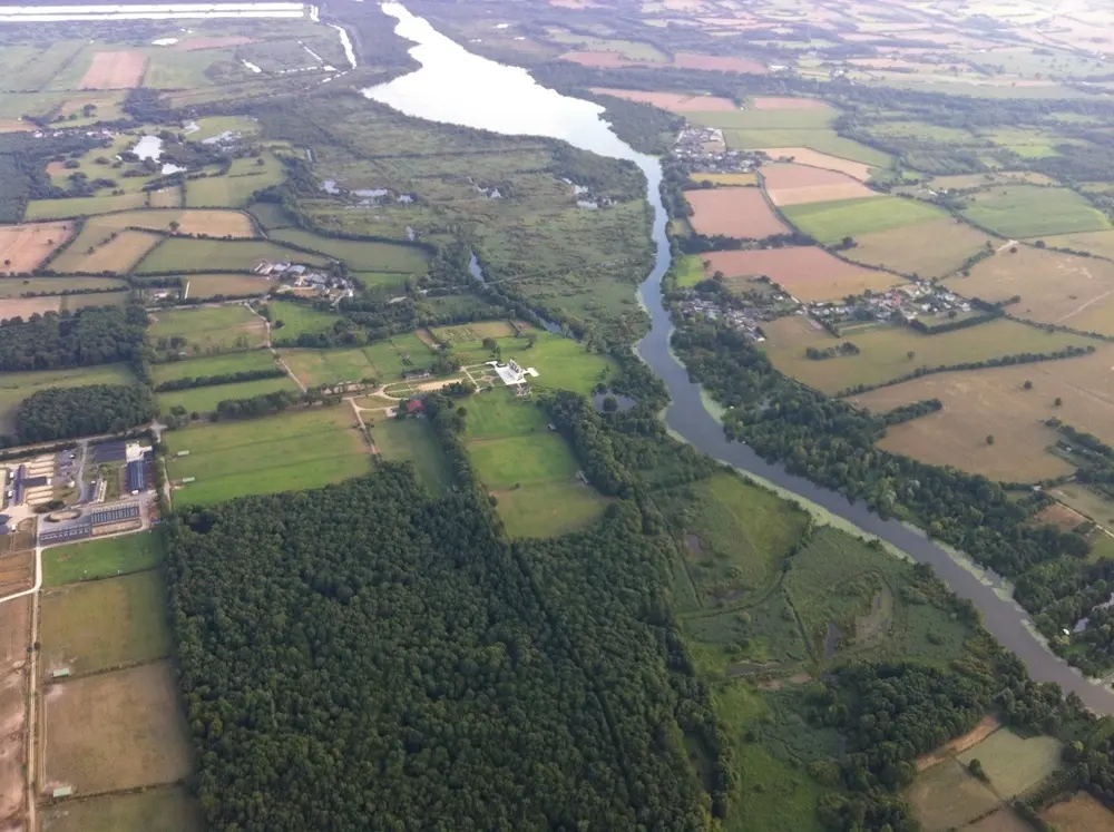 Photo 6 du vol en montgolfière du 31 juillet 2014 au départ de Nort sur Erdre