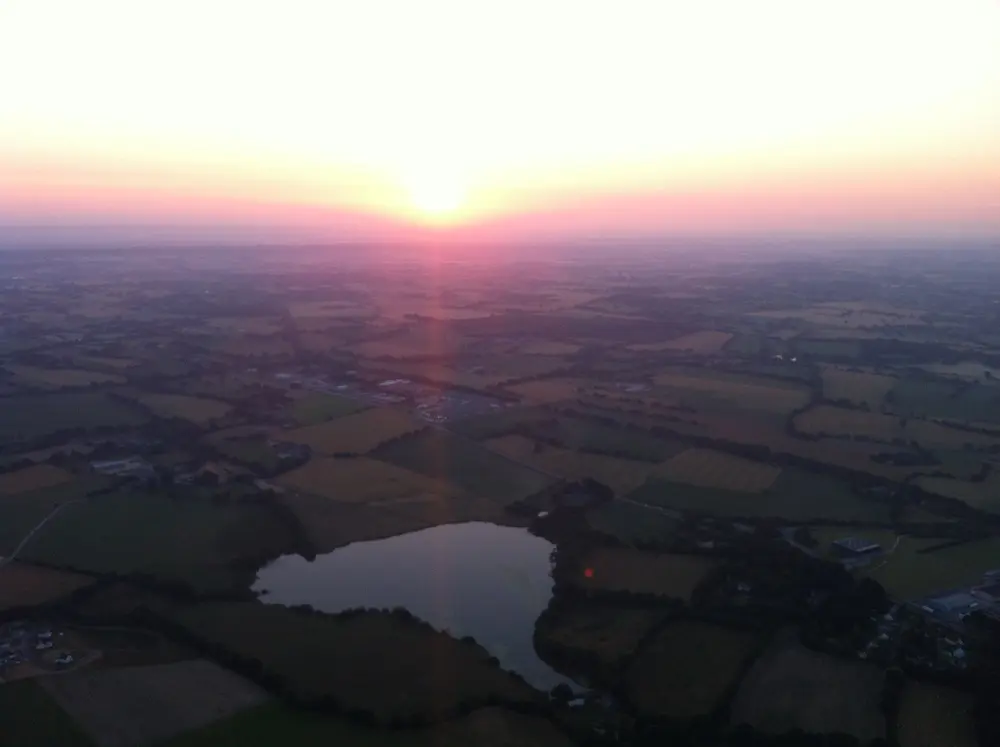 Photo 1 du vol en montgolfière du 22 juillet 2014 au départ de Châteaubriant