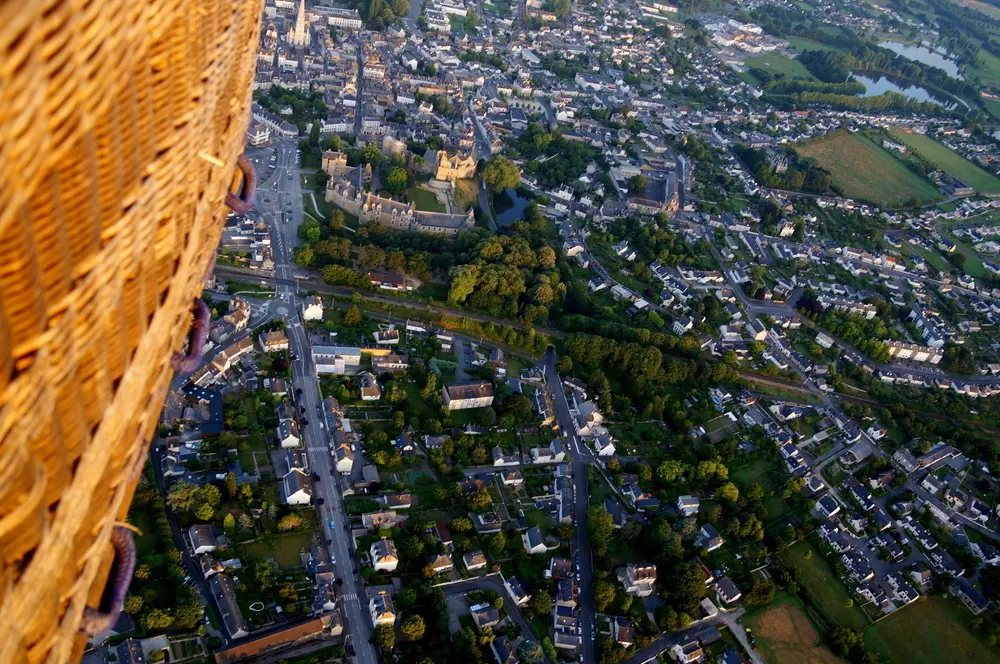 Vol en montgolfière vers Issé, juillet 2014