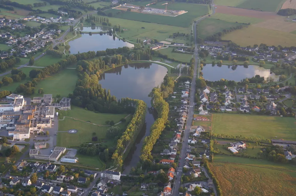 Photo 4 du vol en montgolfière du 16 juillet 2014 au départ de Châteaubriant