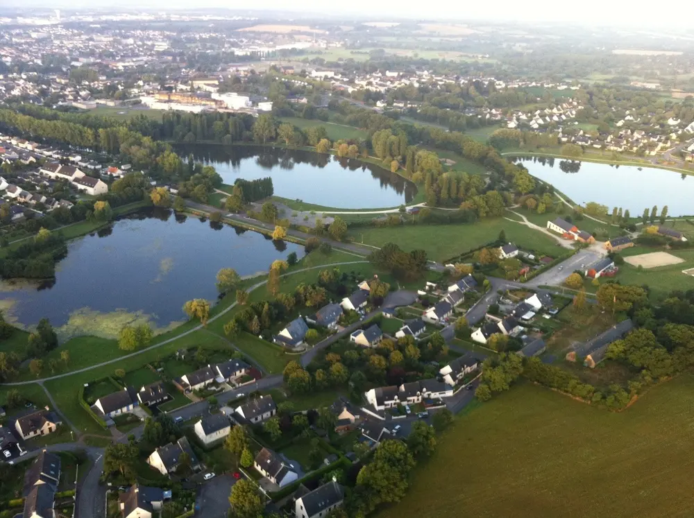 Photo 3 du vol en montgolfière du 18 juillet 2014 au départ de Châteaubriant
