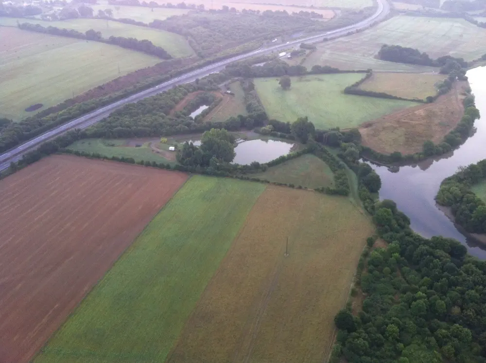 Photo 3 du vol en montgolfière du 9 août 2014 au départ de Châteaubriant