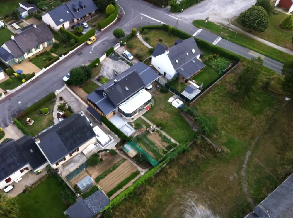 Photo 1 du vol en montgolfière du 5 août 2014 au départ de Châteaubriant