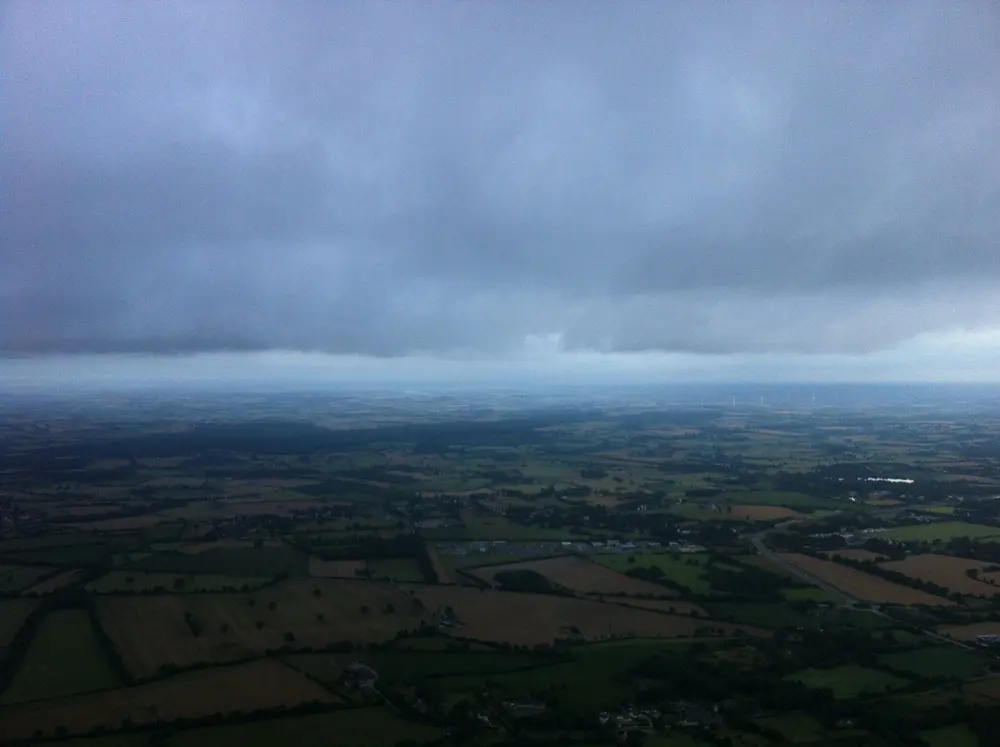 Photo 1 du vol en montgolfière du 3 août 2014 au départ de Châteaubriant