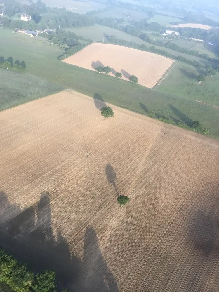 Photo 3 du vol en montgolfière du 24 mai 2015 au départ de Châteaubriant