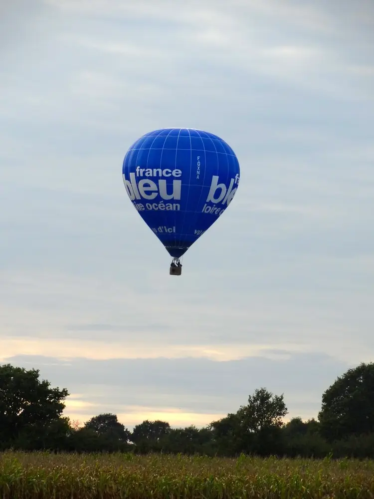 Photo 1 du vol en montgolfière du 25 mai 2015 au départ de Châteaubriant