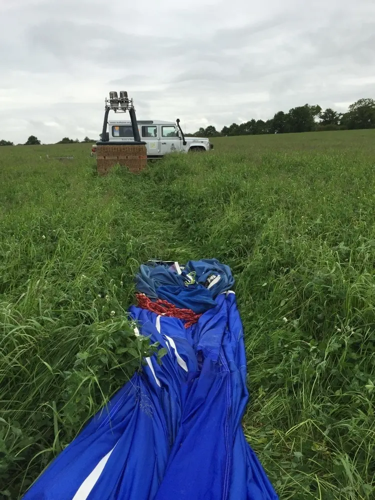 Photo 3 du vol en montgolfière du 25 mai 2015 au départ de Châteaubriant