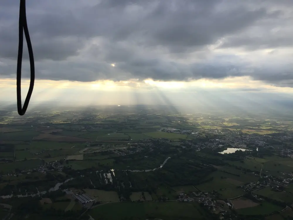 Photo 3 du vol en montgolfière du 23 mai 2015 au départ de Nort sur Erdre