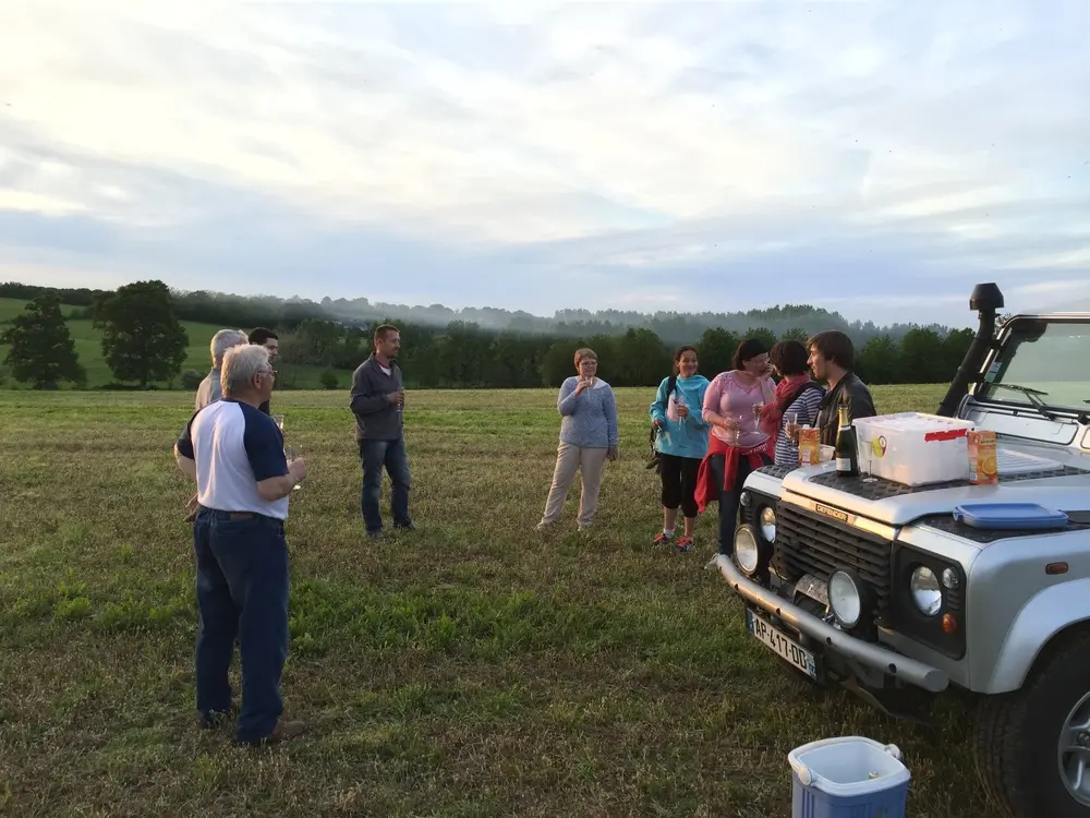 Photo 4 du vol en montgolfière du 10 mai 2015 au départ de Châteaubriant