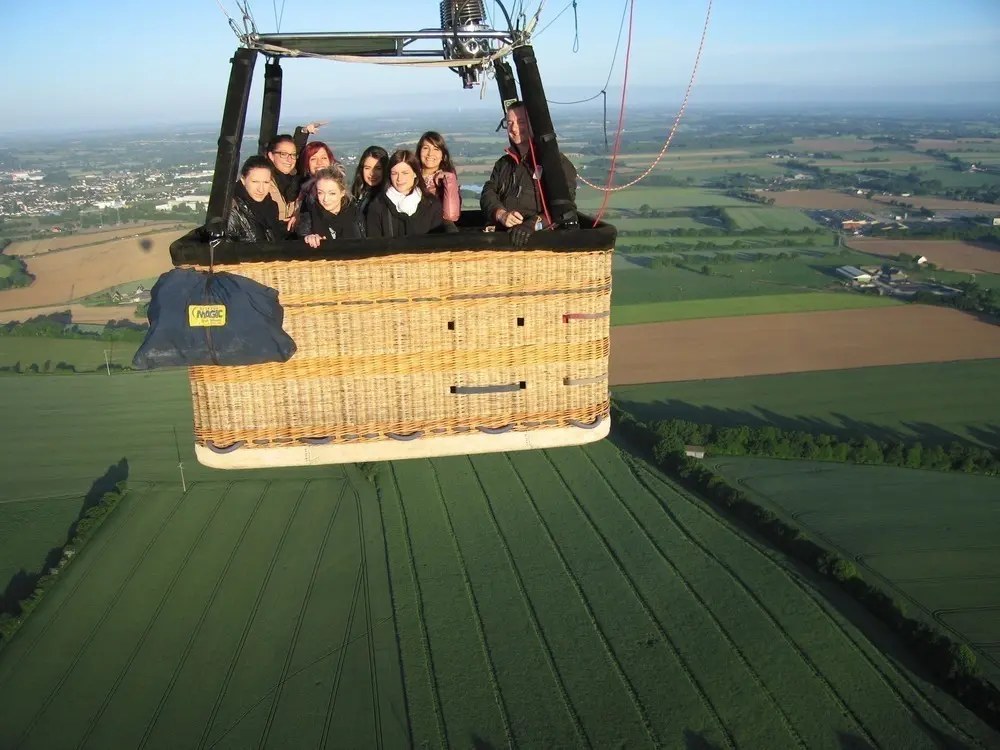 Photo 2 du vol en montgolfière du 18 mai 2015 au départ de Châteaubriant