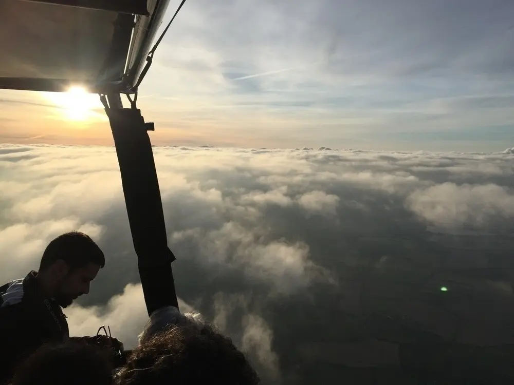 Photo 1 du vol en montgolfière du 30 mai 2015 au départ de Châteaubriant