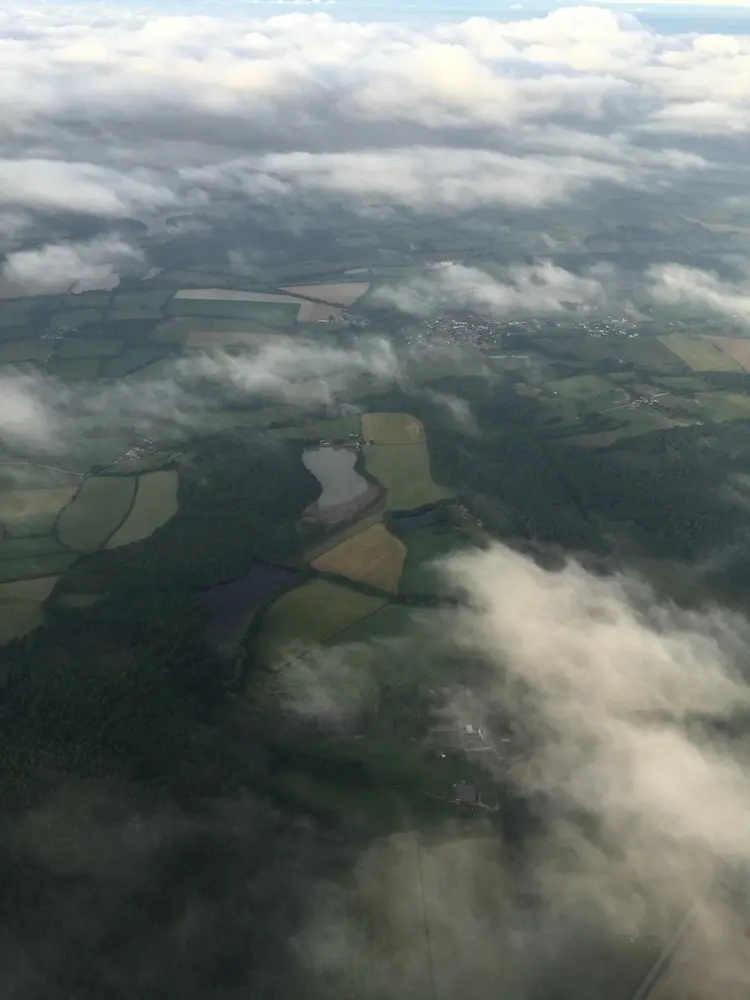 Photo 3 du vol en montgolfière du 30 mai 2015 au départ de Châteaubriant